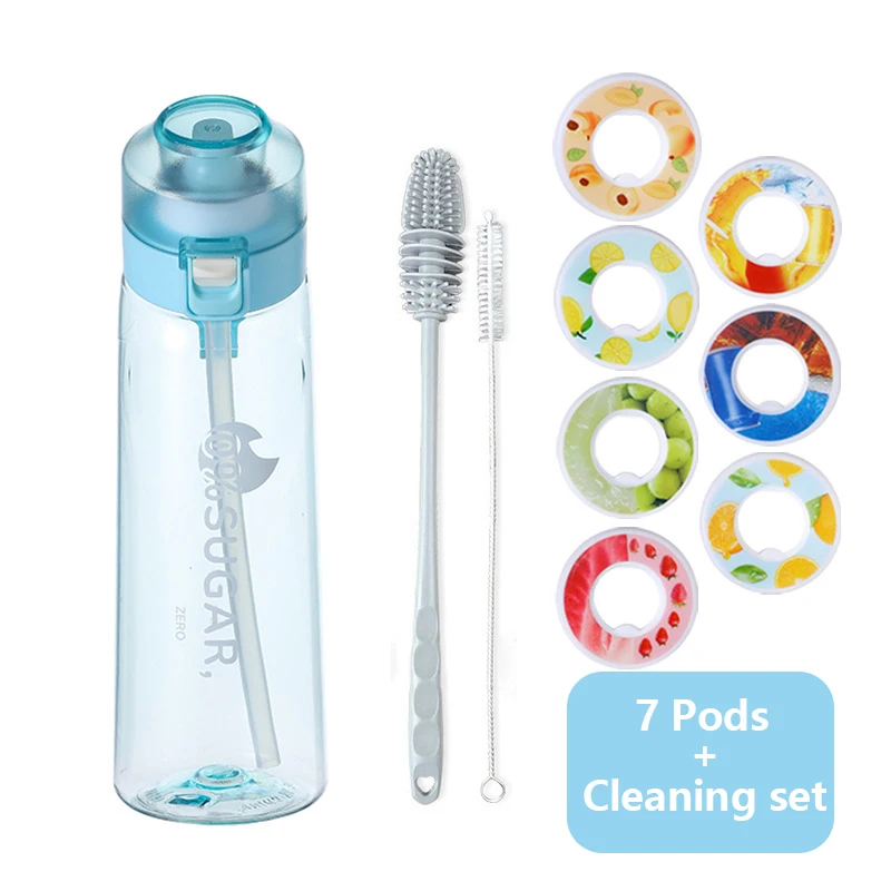 Flavoring Drinking 650ml Bpa Free Mixed Colours Fruit Flavor Cup Tritan Air Up Fruit Flavour Water Bottle with Flavor Pods