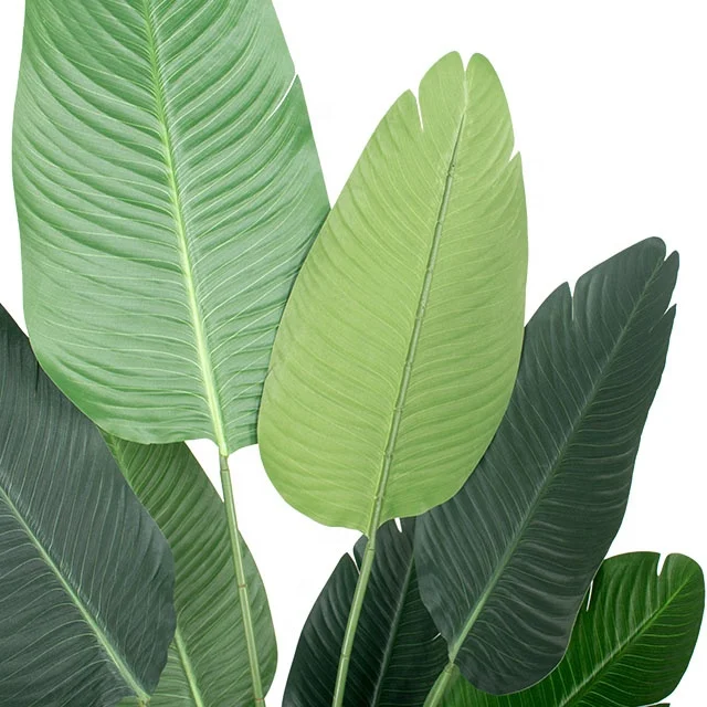 Fake green Plant artificial plants artificial banana tree artificial travel banana plant bonsai  for indoor decoration