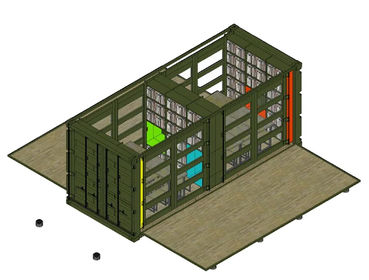 Hyundai 20 foot modular house prefabricated container office