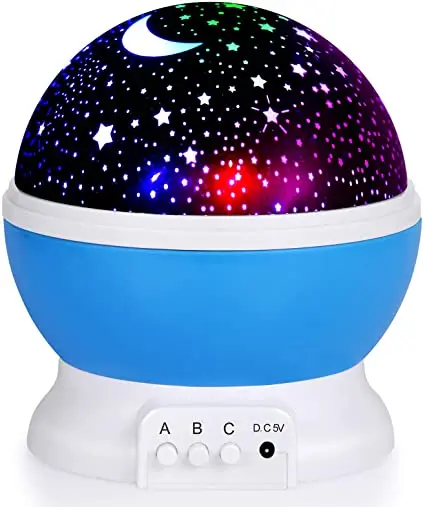 Sky Projector Star Moon Galaxy Night Light For Children Kids Bedroom Decor Projector Rotating Nursery Night Light LED Baby Lamp