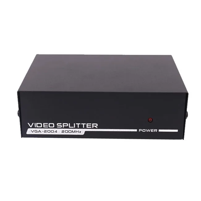 4 порта VGA SVGA Монитор разветвитель для совместного использования видео HD сигнала монитора дисплея AU