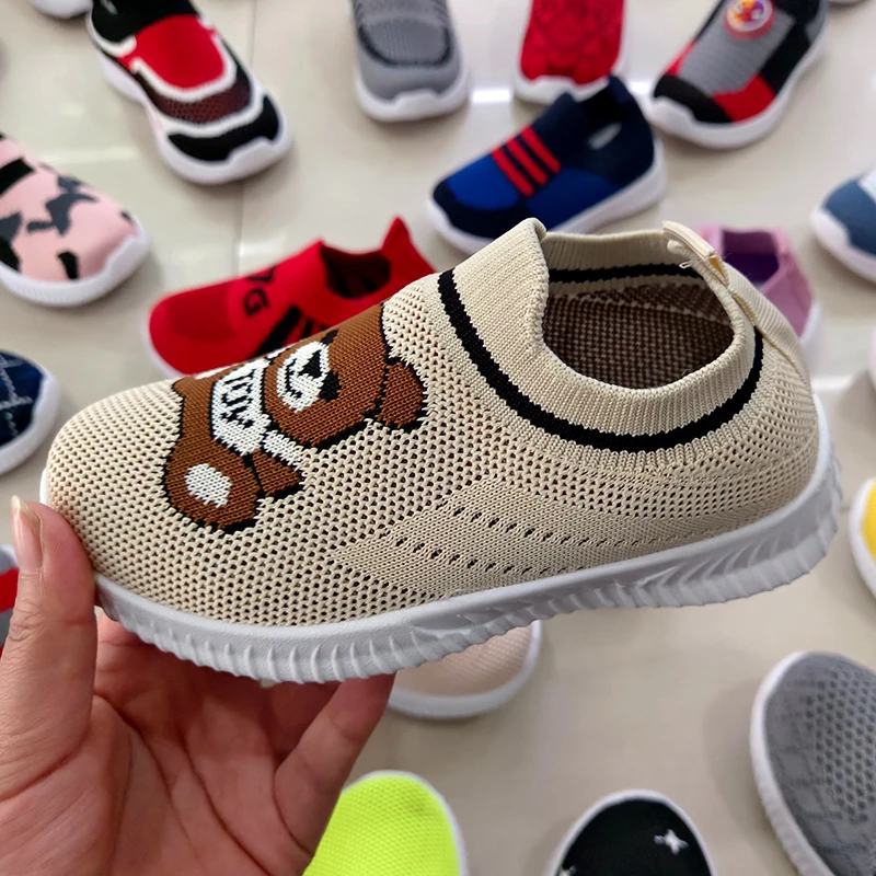 C0651 Wholesale Factory price Kids Sport Sneakers Breathable Boy Girls Children Casual Shoes Toddler Shoes