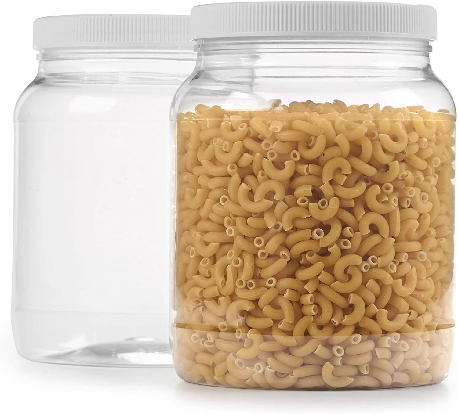 3L 3000ml PET Plastic Jar with Airtight Leakproof Lid for Sun Tea, Fermentation, Food Storage,milk powder