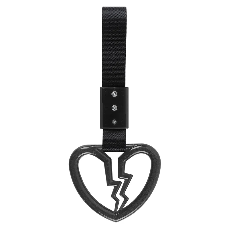 Oem Car Accessories Custom Tsurikawa Jdm Logo Racing Ring Plastic Sakura Broken Heart Bus Subway Handles Straps