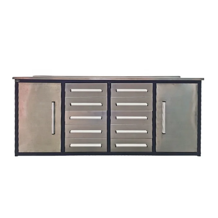 Suihe movable metal  stainless steel workbench tool cabinet for workshop