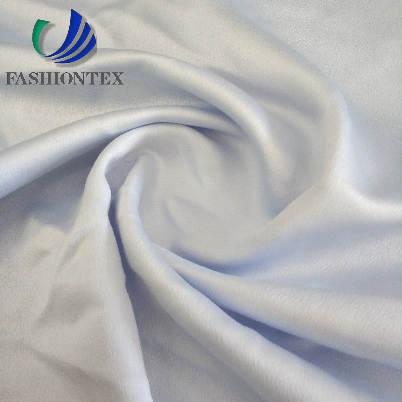 Fashiontex 75*150 semi dull fake twist satin chiffon fabric 100% polyester fabric