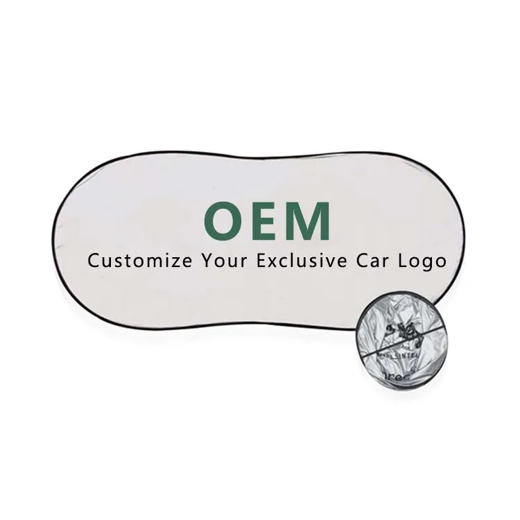 Car advertising gifts auto billboard custom LOGO DuPont car sunscreen Environmentally friendly car sunshades