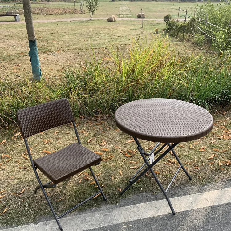Factory supply outdoor Garden rattan furniture combination chair garden outdoor furniture