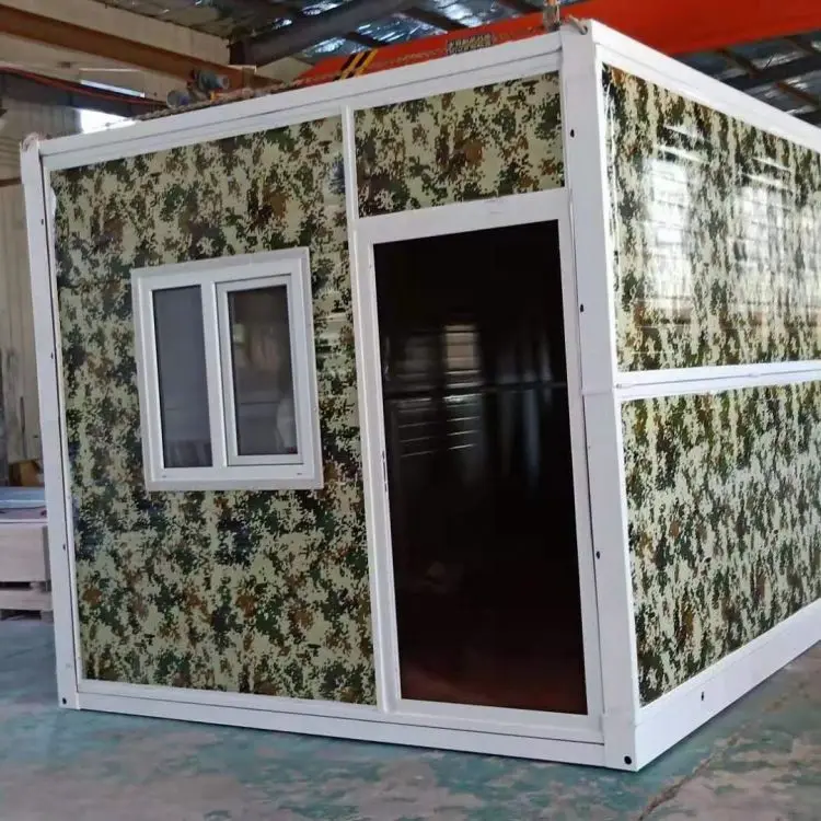 folding cheap container tiny prefab home garden house ready to ship to USA