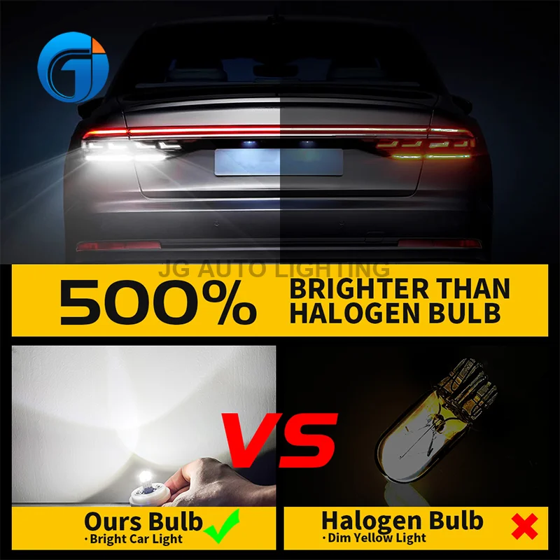 JG Canbus W5W 194 168 4014 24SMD Auto marker light Car Leds Bulbs Interior Dome Lights 12V Canbus W5W LED T10