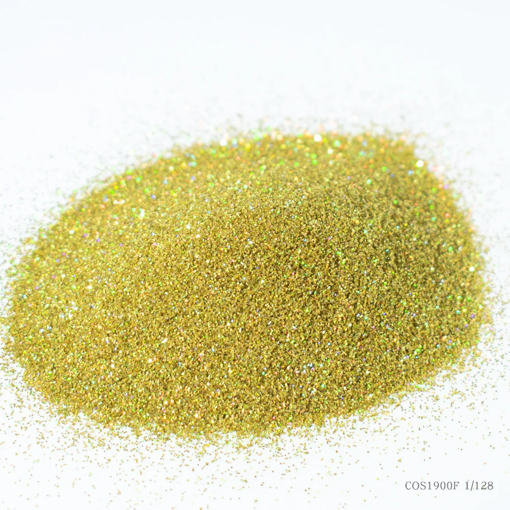 
Factory Export Antimony Test Qualified Extra Fine Cosmetic Grade Holographic PET Glitter Makeup Eyeshadow Glitter Powder 