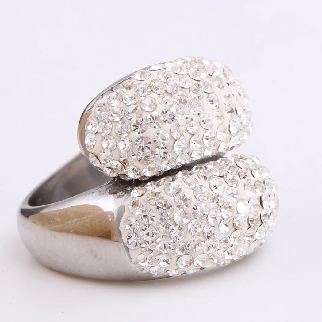 2022 Factory Direct Stainless Steel Ring Men Lab Created Diamond Big Rings Jewelry Women