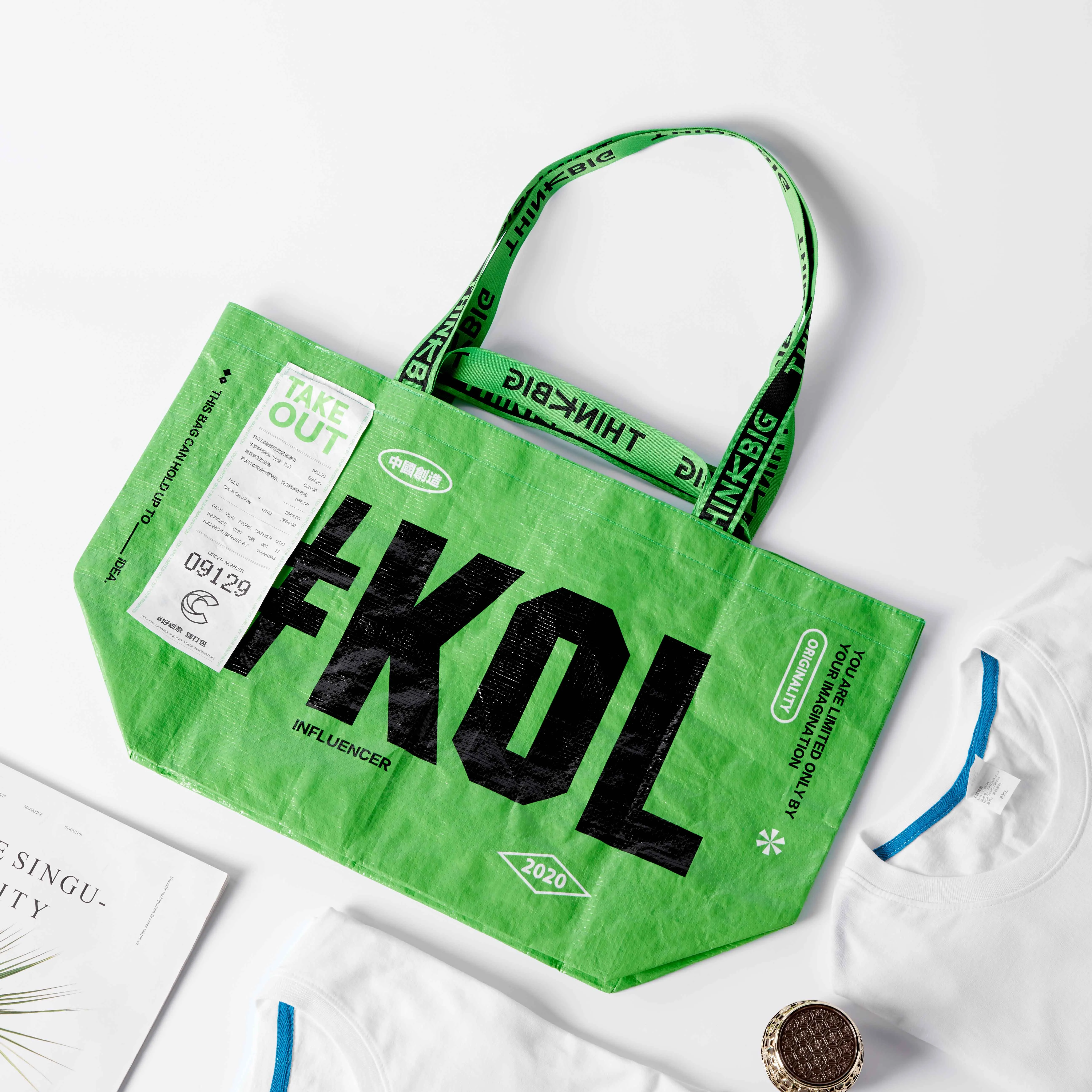 Pp Woven Bag Polypropylene Bag Custom High Quality Extra Large Capacity Laminated PP Woven Shopping Bag