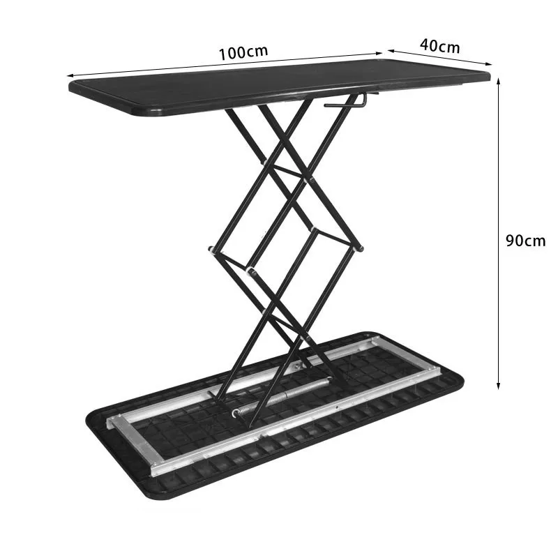 Rectangle Podium Counter Foldable Pop up Table Automatic Rising Promotional Counter Display