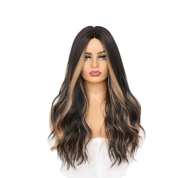 Wholesale Loose Double Drawn Bone Straight Blonde Bouncing Wave Water Wave Lace Front Pixie Cut Man-made Hair wig