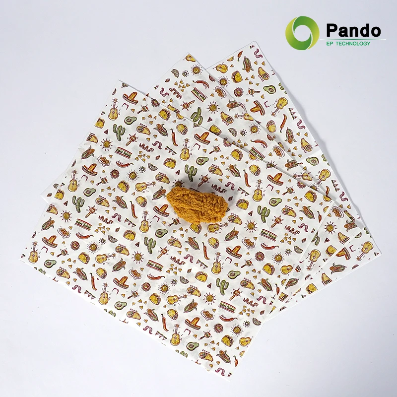 Food-grade Wax Paper Sheet Baking Kitchen Oil Paper Food Sandwich Burger Wrapping Parchment Paper Sheets For Baking