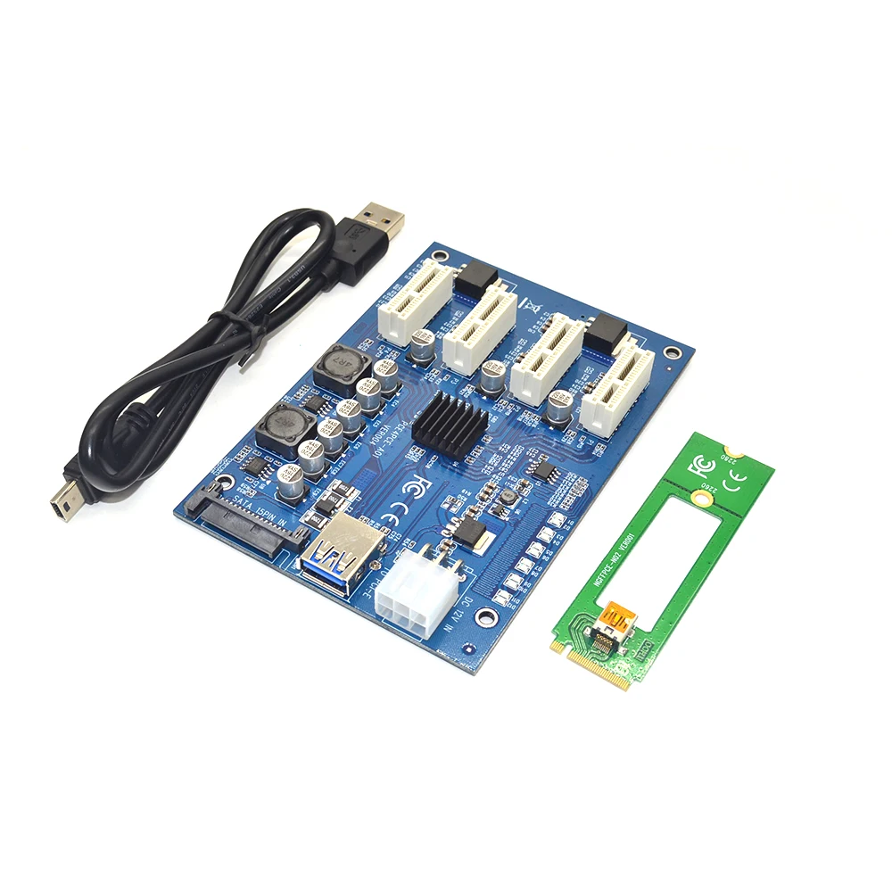 Переходник Pci E 1-4 Express мини-карта Itx External 3 Pci-e слот Ver 005 адаптер Pcie усилитель порта карта Ver005 1x до