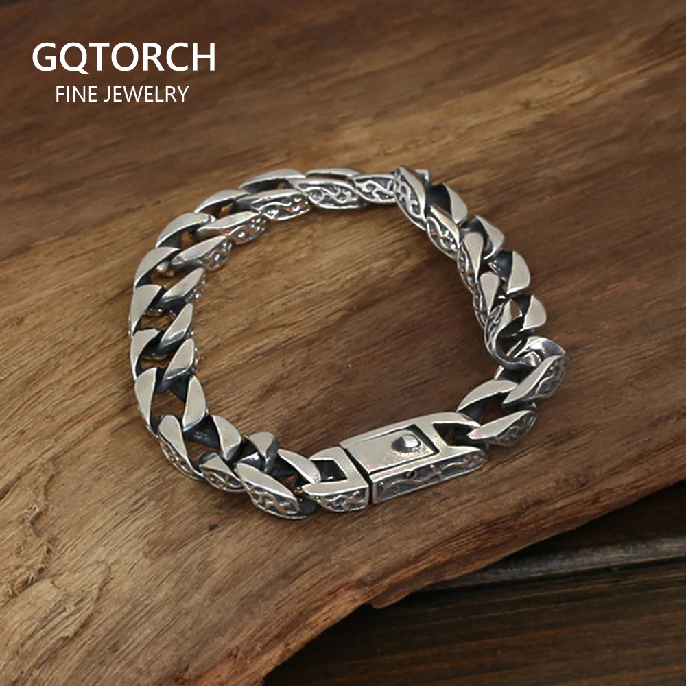 Мужские браслеты ручной работы из серебра 925 пробы