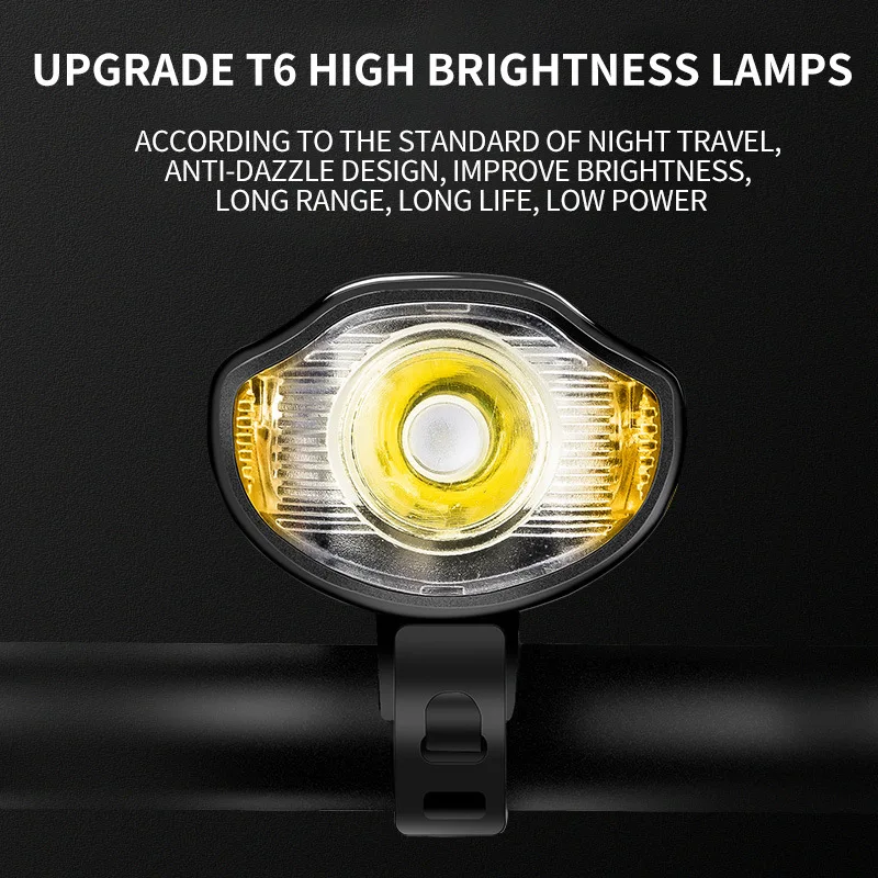 YITELA Bicycle Bike Lights Waterproof Bike Headlight Bicycle Headlight