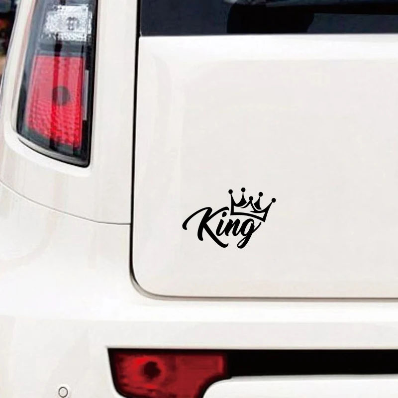 KING CROWN STICKER FUNNY VINYL DECORATION CAR WINDOW STICKER CUSTOM LOGO STICKER