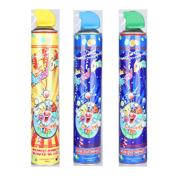 Party spray new year party supplies color snow foam carnival snow foam spray