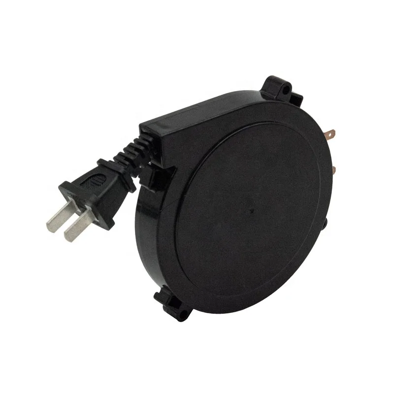 Retractable Electric Cord Reel Mechanism 1.5m Spring Loaded Cable Reel Automatic  Mechanism Drum Extension Cable Reel