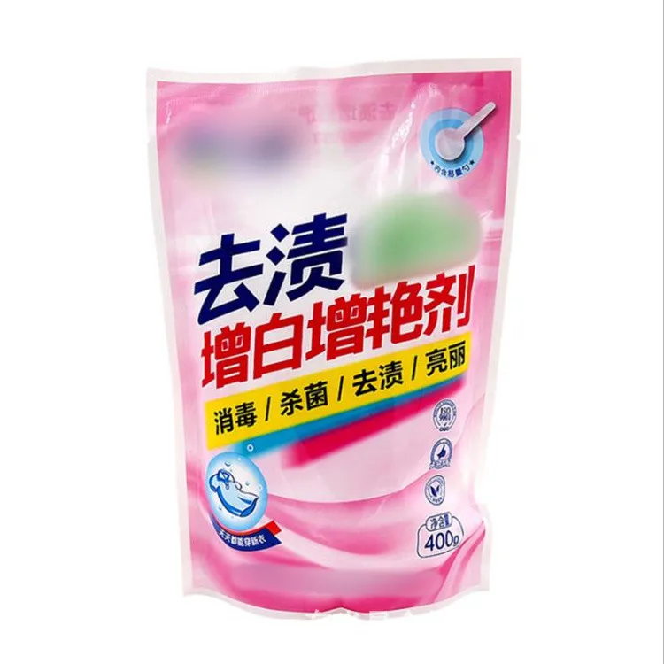 Hot sale 1kg 2kg 3kg custom printed Plastic doypack detergent laundry washing powder packaging bag