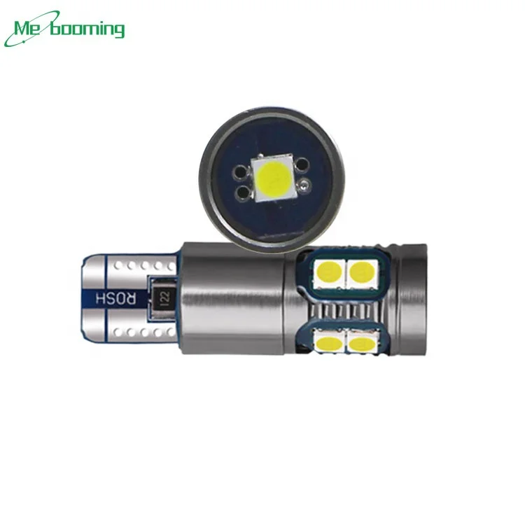  T10 W5W светодиодные лампы 194 168 3030 9SMD авто Интерьер Клин ширина парковки лампочки Автомобильный Стайлинг белого цвета-красный желтый алюминиевая крышка 10В-30 В постоянного