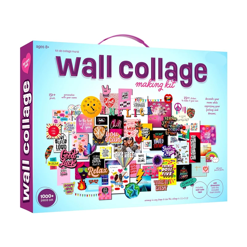 DIY Wall Collage Kit for Teen & Tween Girls  Trendy Birthday Gifts and Stuff for Teenage Bedroom - Fun Crafts Kits Age 8+