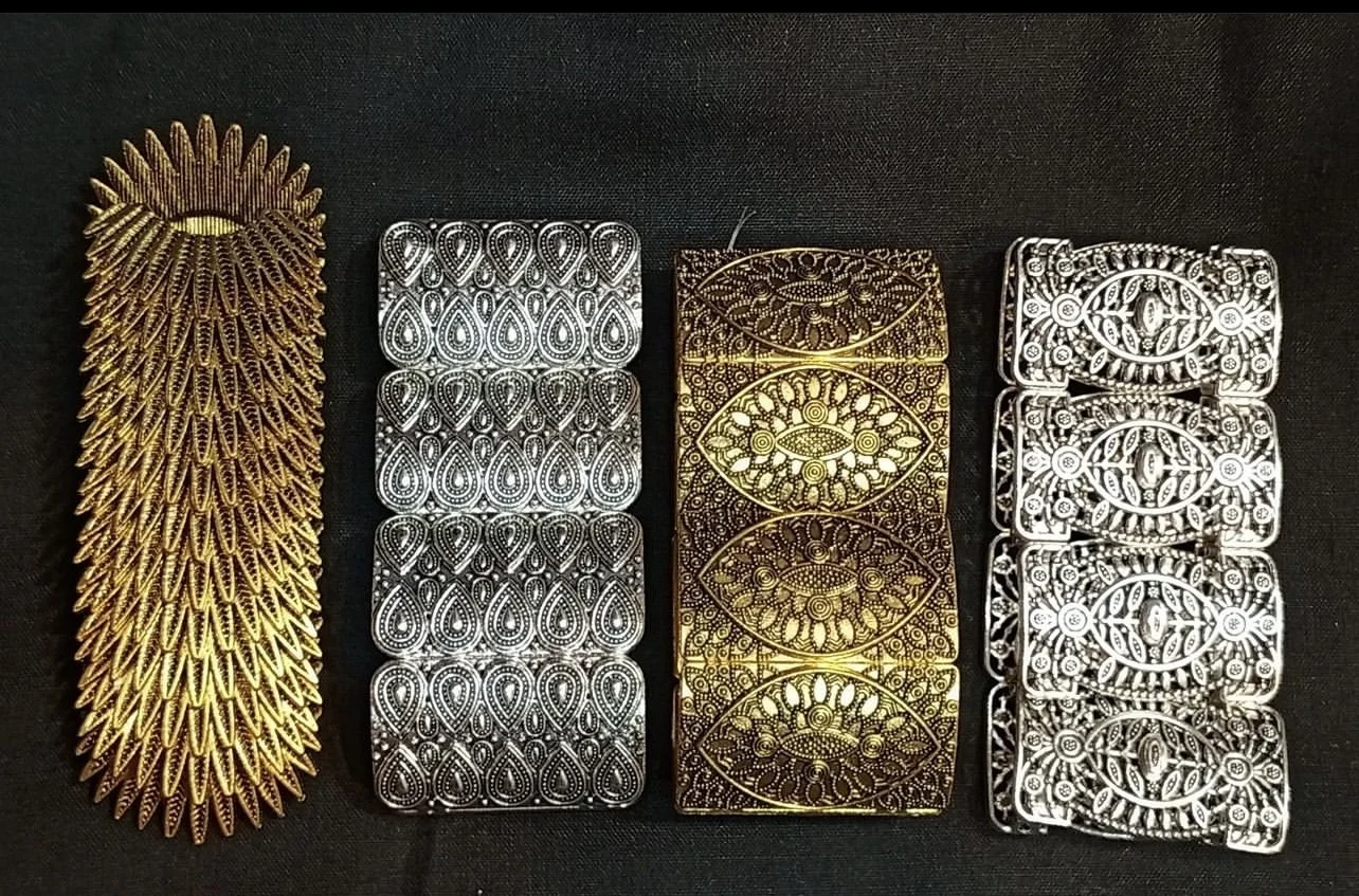 Traditional Afghani Bracelets Cultural Elegance jewlery Heavy traditional handmade Bracelets colored bangles and handcuff