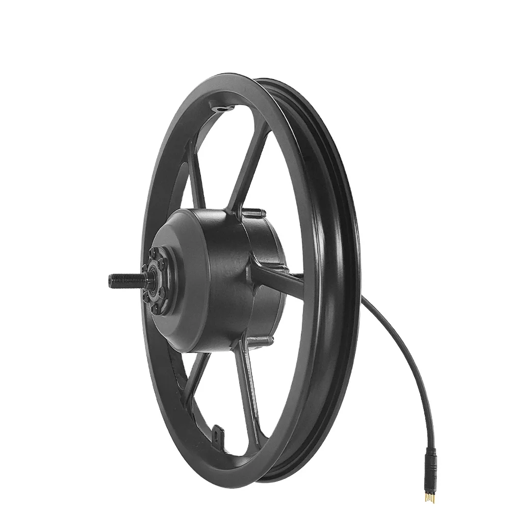 14 Inch 36v48v350W Brushless DC Hub Motor For Electric Takeaway Delivery Scooter Electric Vehicle Motor