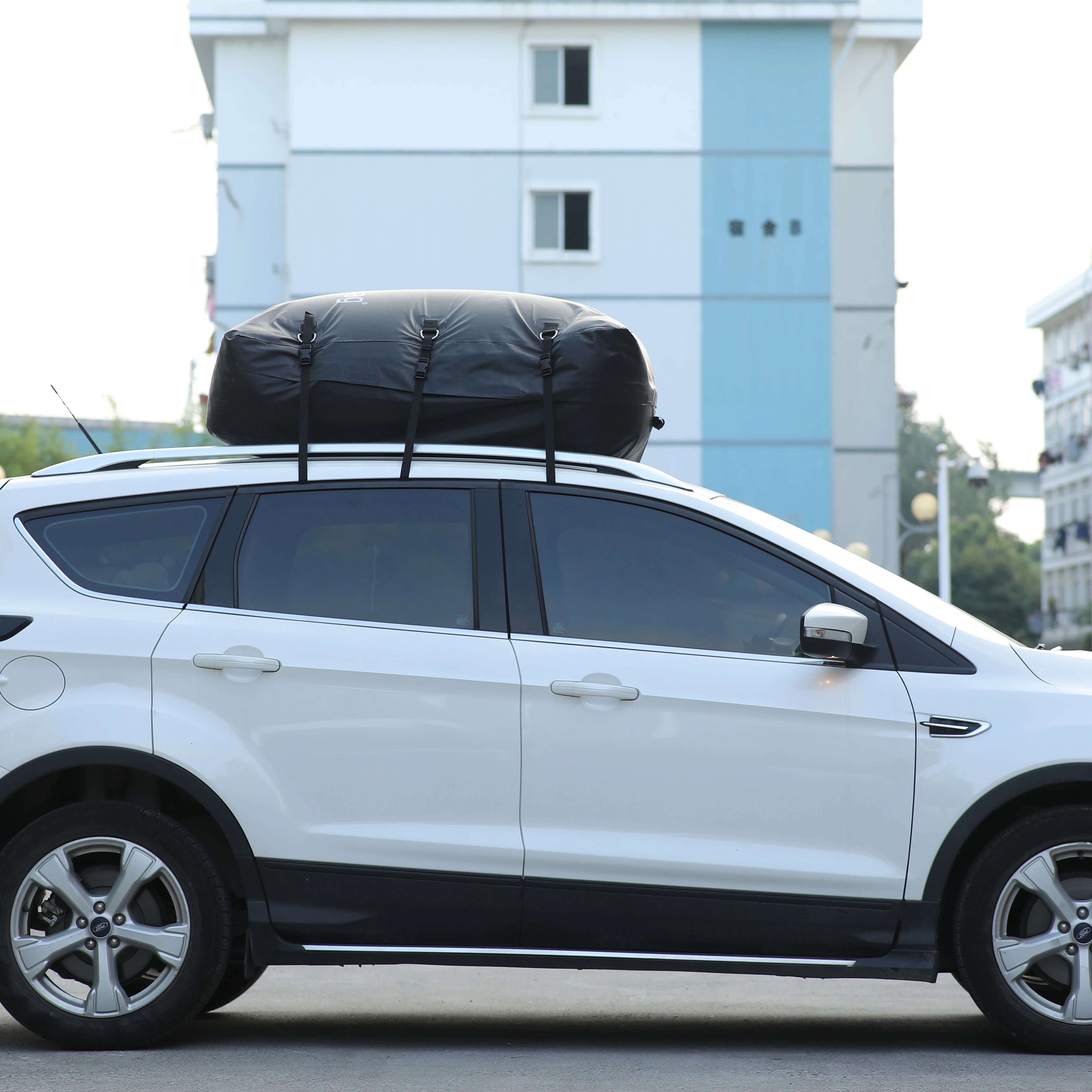 High Quality Black Pvc Waterproof Car Roof Top Bag Car Rooftop Cargo Carrier Bag