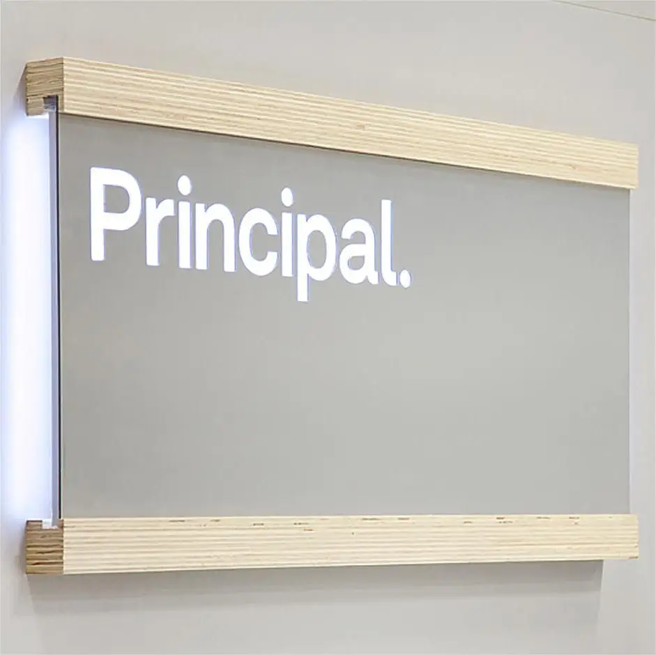 Antique Brass Wireless Hotel Room House Number Designer Apartment Door Plate