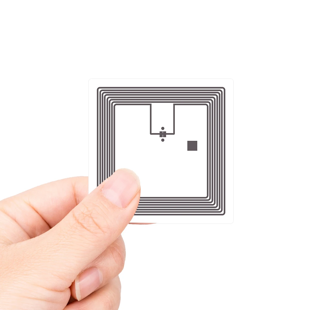 Passive 13.56mhz Library book label ISO15693 Multi-reading ICODE SLIX Smart rfid library sticker tag