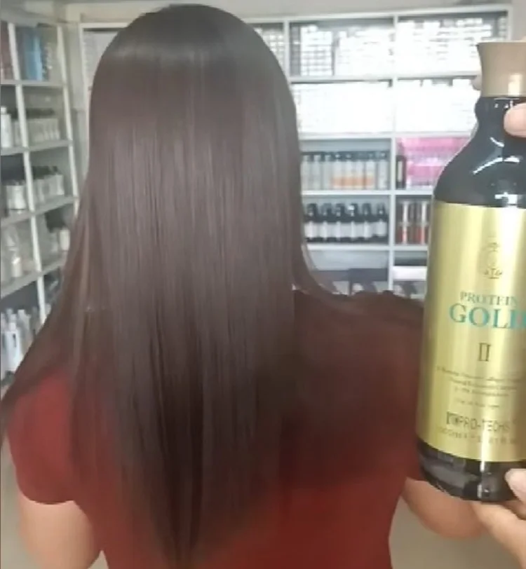 Professional Salon Use Collagen Argan Oil Formaldehyde Free Protein GOLD Keratin Treatment Cream
