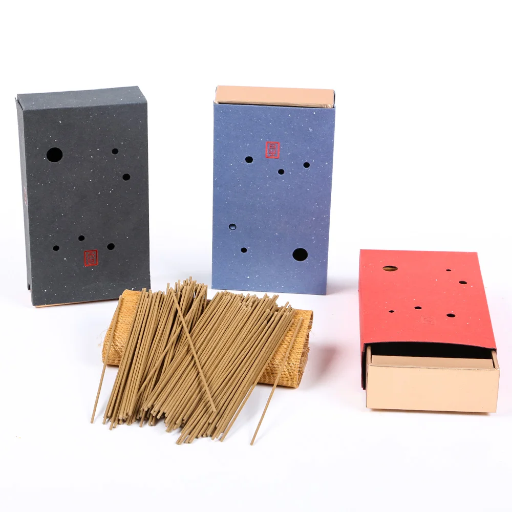 Wholesale Herbal burning Ati-odour Healthy Stick Incense, 105mm length 22 sticks Private Label Oud joss Incense