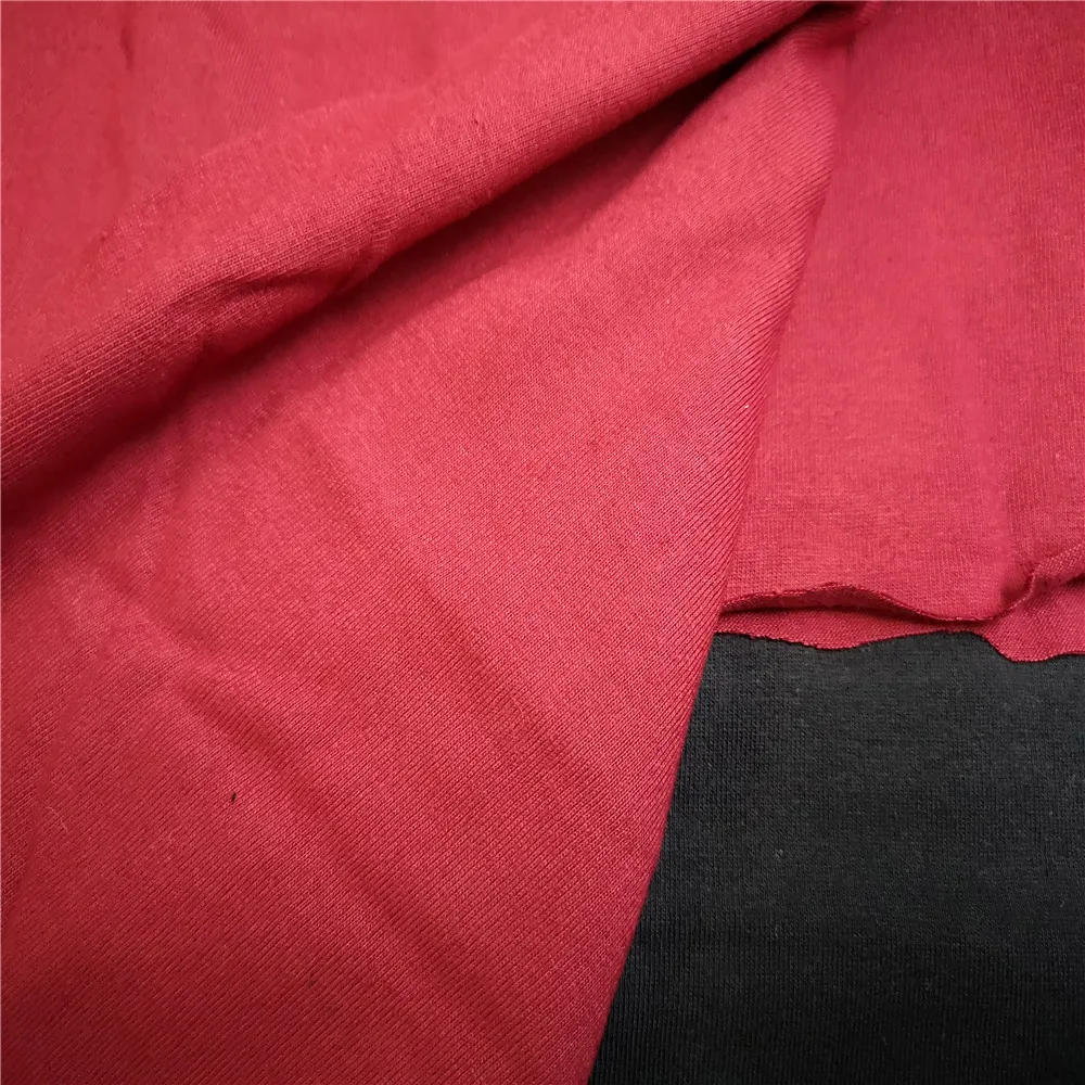 220gsm Tubular Cotton Knitting Seamless Cotton Fabric For T-shirt