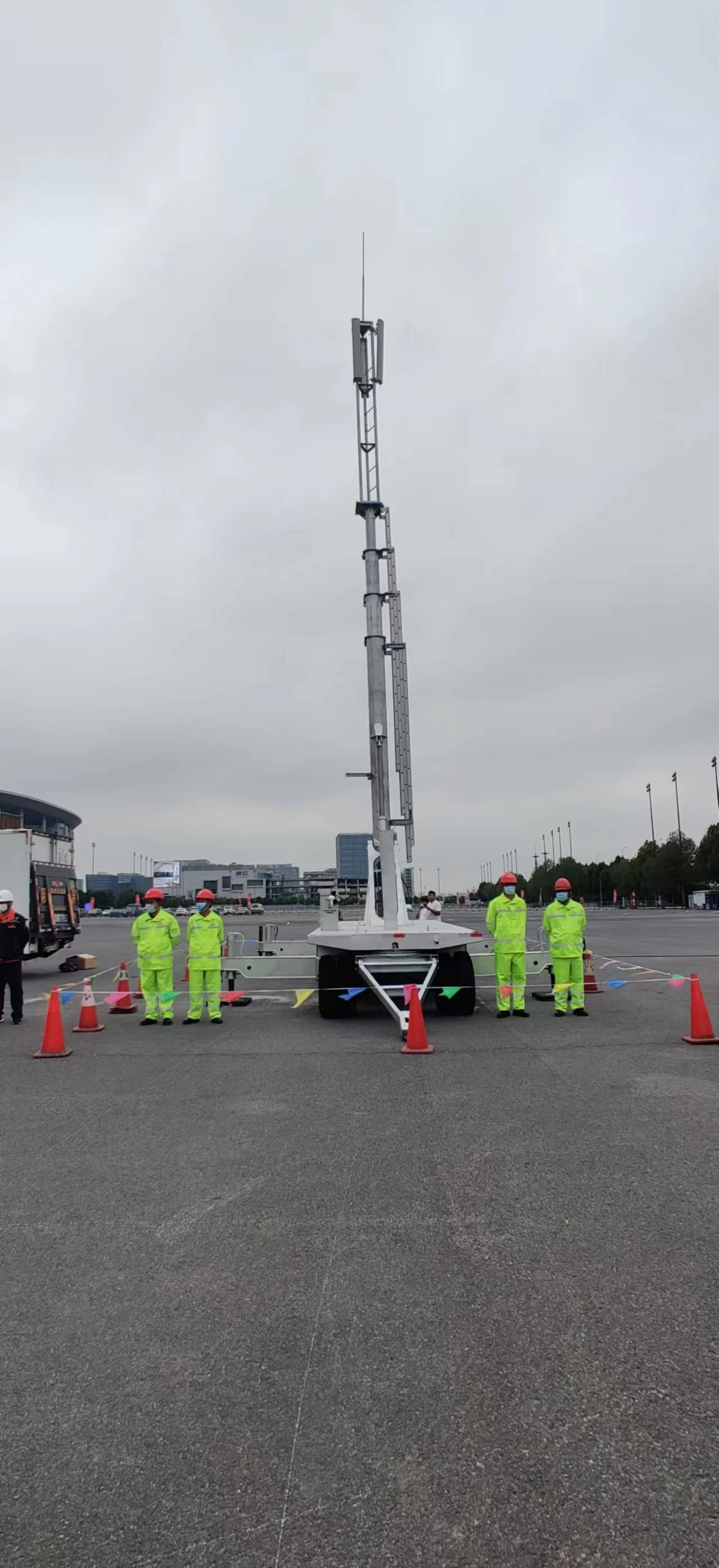 Прямая продажа с завода, телескопическая антенна, подвижная башня связи, подвижная мачта связи
