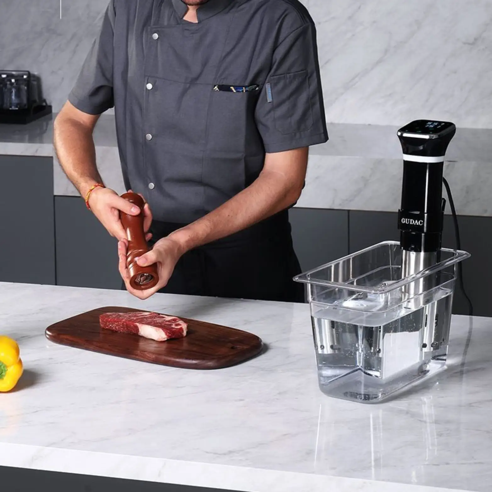 Электрический погружной циркулятор кулинарная машина Sous Vide WIFI с точным управлением вакуумная пищевая плита Мультиварка