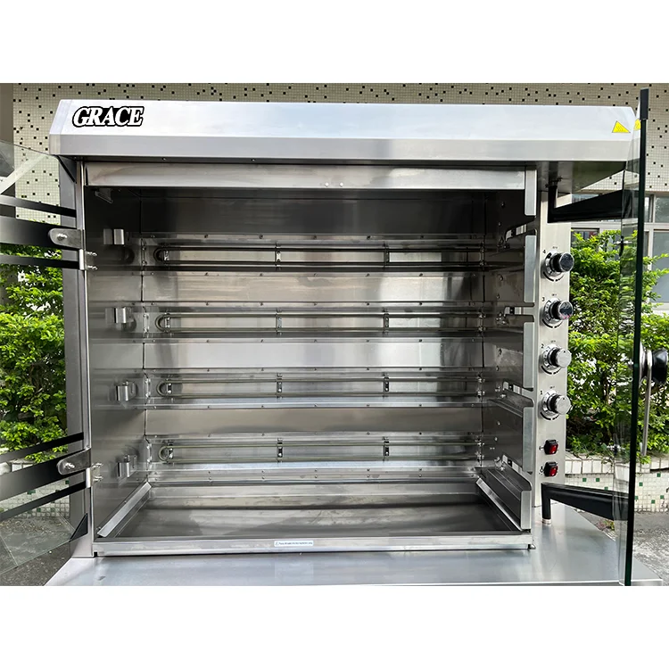 Stainless Steel Commercial Restaurant Kitchen Equipment Baked Duck Cooking Chicken Rotisserie Oven
