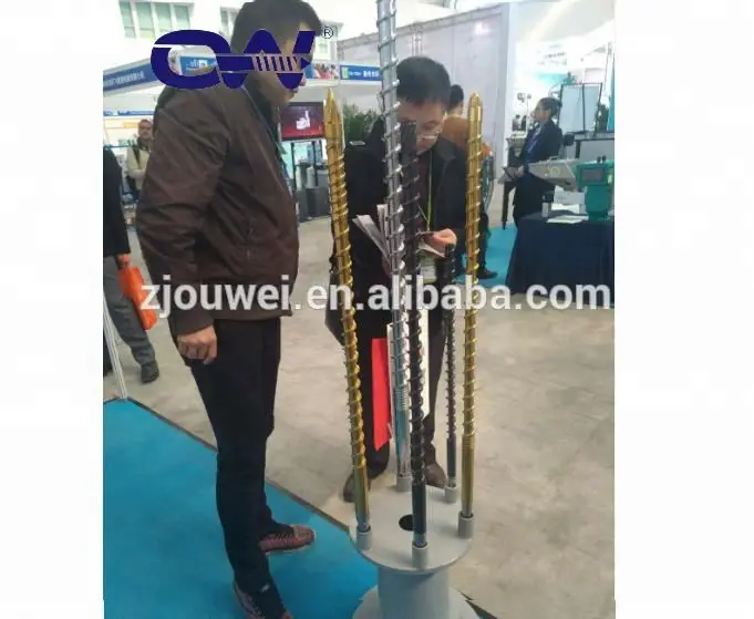 Mini Bimetallic screw barrel single injection screw barrel plastic machine screw barrel