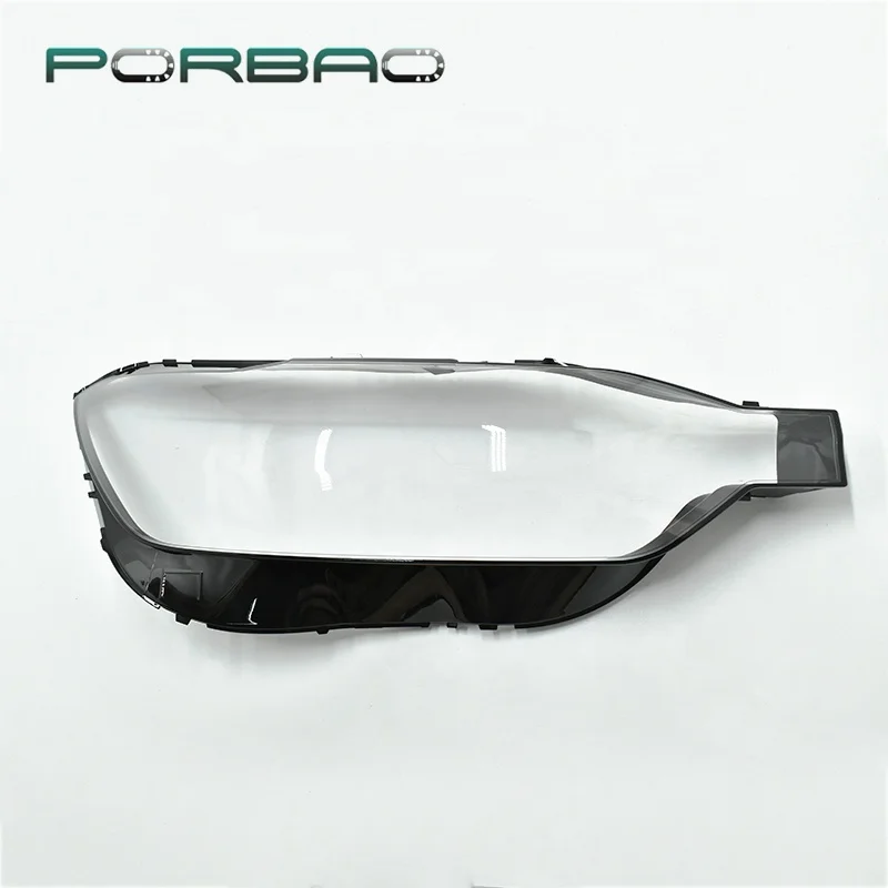 PORBAO новый стиль черная граница Прозрачная крышка объектива фары для XC60 2017-2021