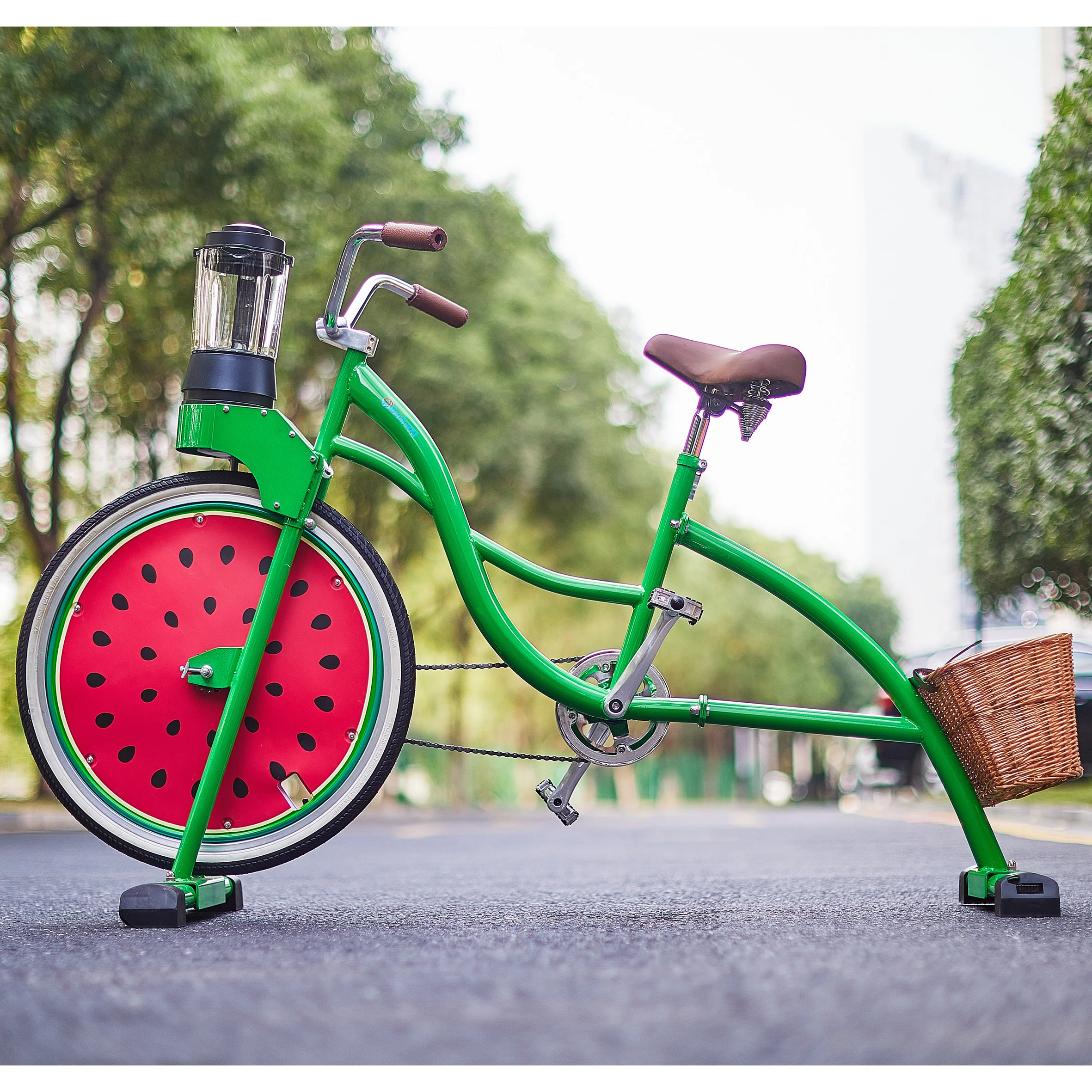 EXI beach cruiser bicycle fruit juicer processing making  machine