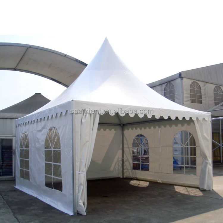 Waterproof Big Party Tent Exhibition Event Pagoda Tents 8x8m with Aluminum Alloy Framework