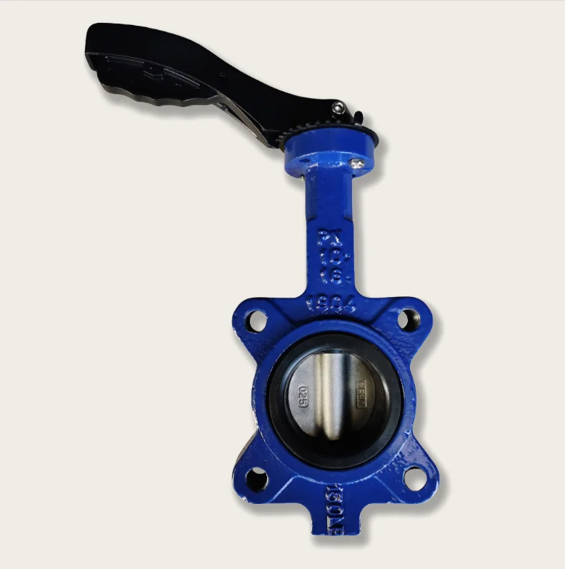 DN65 Ductile Iron Centre Line Lug Type Butterfly Valve with Flange to ANSI125/ANSI 150/Pn10/Pn16/JIS 10K