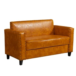 Высококачественный Западный ресторанный диван с 2 сидениями, внутренний деревянный с кожаным обеденным диваном, обеденный стул для кофейни, баров