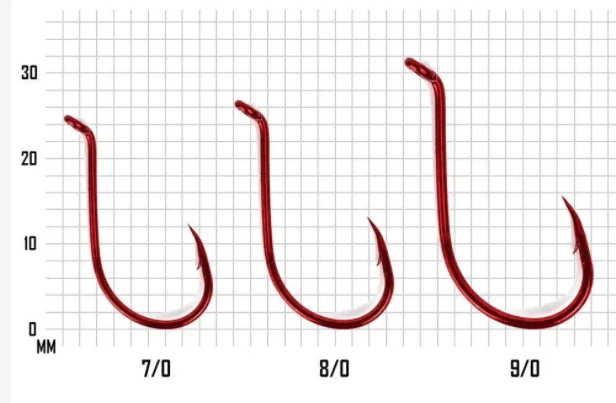 NT-8299 Octopus Sport Circle Hook High Carbon Steel Fishing Circle Hook Black Nickle Red Color Customized Hook