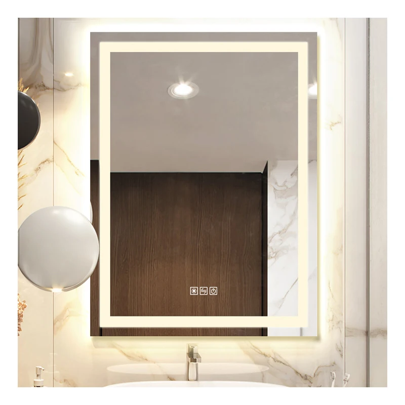 
Wholesale Factory Wall Mounted Backlight LED Illuminated Bath Mirror 