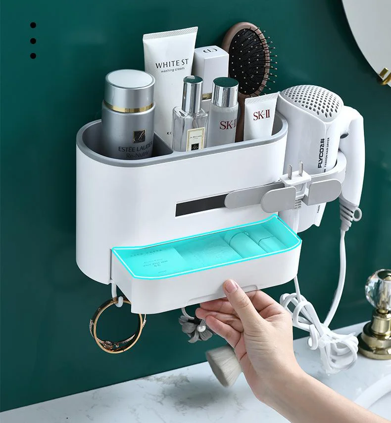 
Simple Design Aluminium Alloy Bathroom Shelf with Towel Holder Shower Shampoo Holder Rack Toilet WC Accessories 