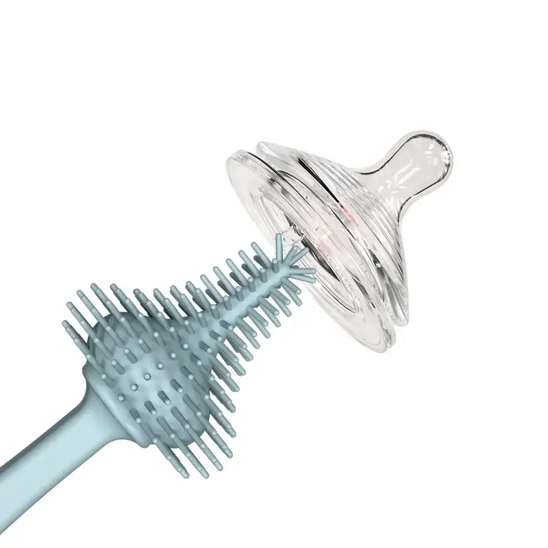 Custom size baby kit Mini Mini silicone cleaning brush Baby bottle cleaning brush